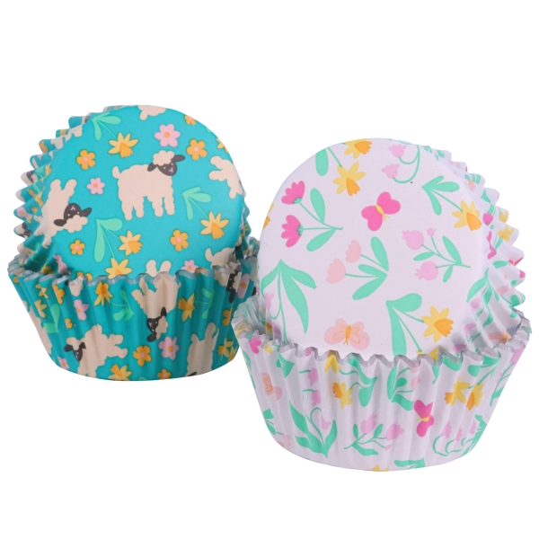 Cupcake Baking Cases - Spring Meadow